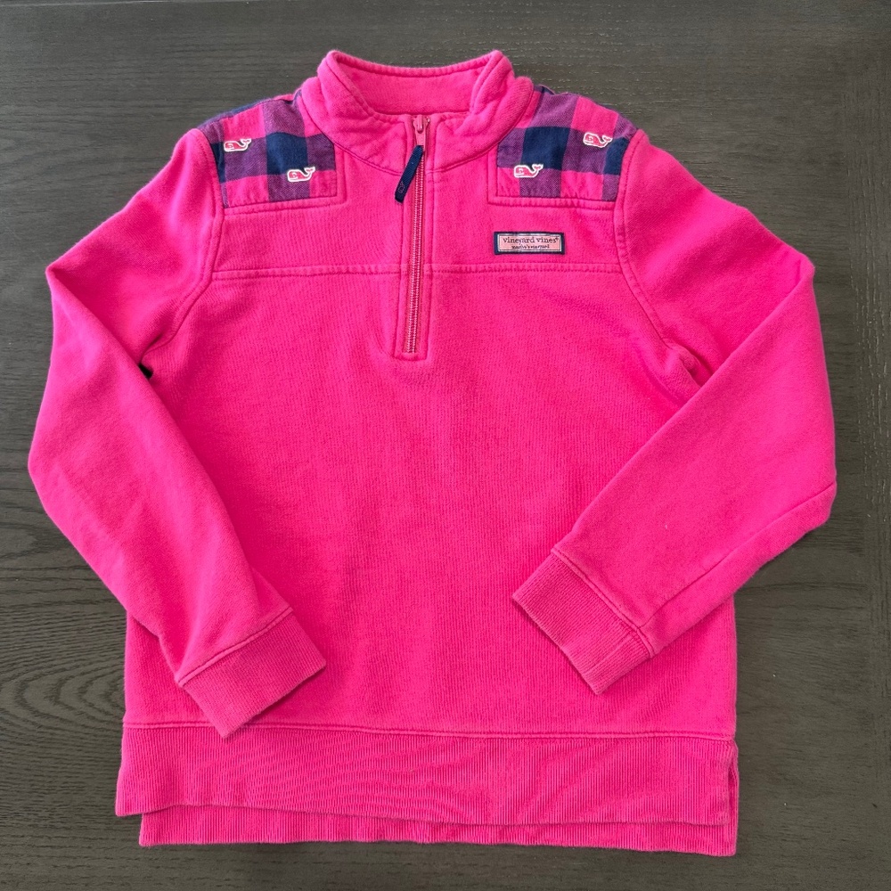 Vineyard Vines Girls 1/4 Zip Pullover Sweatshirt Size M(10-12)